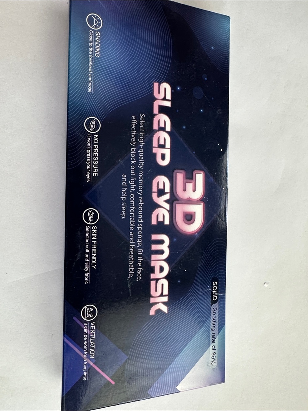 3D Sleep Eye Mask - Pink